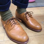 羽根と羽根の間が1cn程度平行に開いています。V字、逆V字に開いていません。木型補正の点検ポイント 外羽根