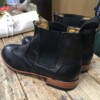 ウイングチップ　サイドゴアブーツ